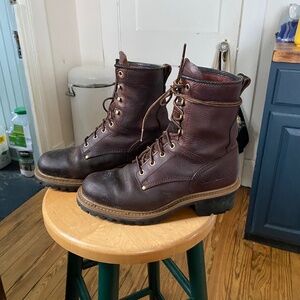 Carolina Elm Logger Boots  - 9.5 Brown women’s
